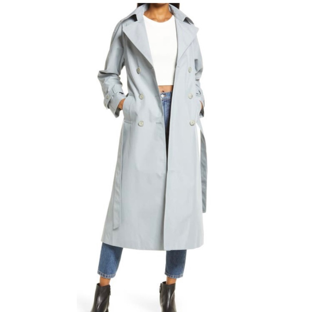 🌿|NWT| Reformation Holland Trench Coat in - Picture 2 of 14